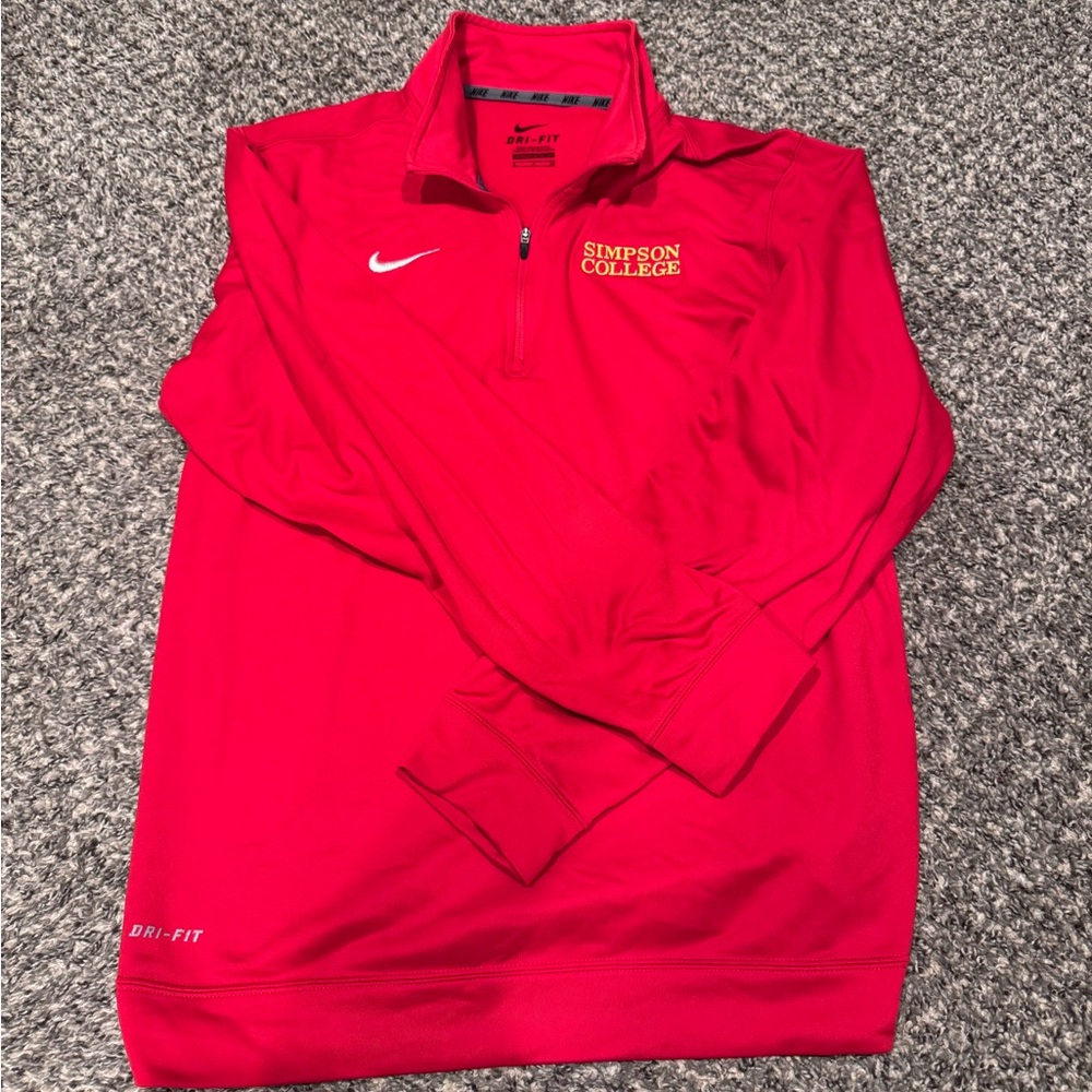 Simpson College Nike Dri-fit 1/4 zip